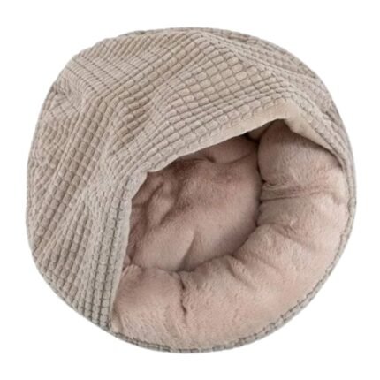 Snuggle Haven Hooded Pet Bed for Dogs